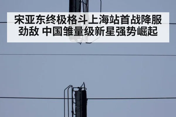 宋亚东终极格斗上海站首战降服劲敌 中国雏量级新星强势崛起